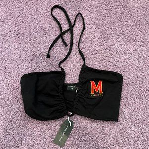 University of Maryland Halter Tie Top